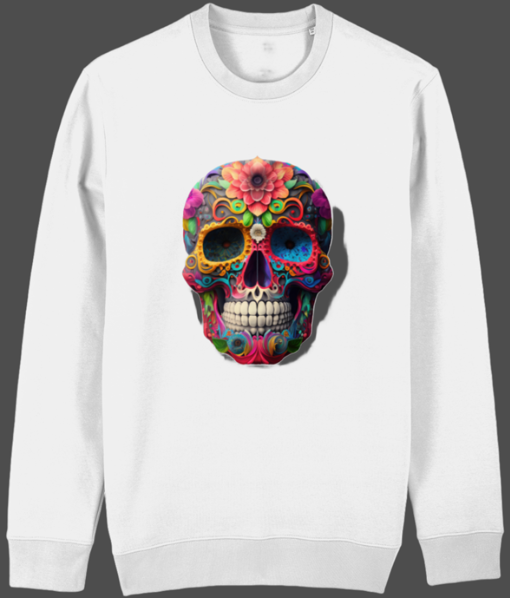 Stanley Stella Changer STSU823 DAY OF THE DEAD SKULL SWEAT SHIRT